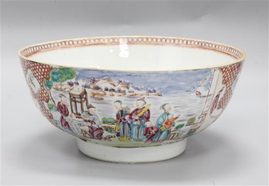 A Chinese bowl, height 12cm, diameter 26cm